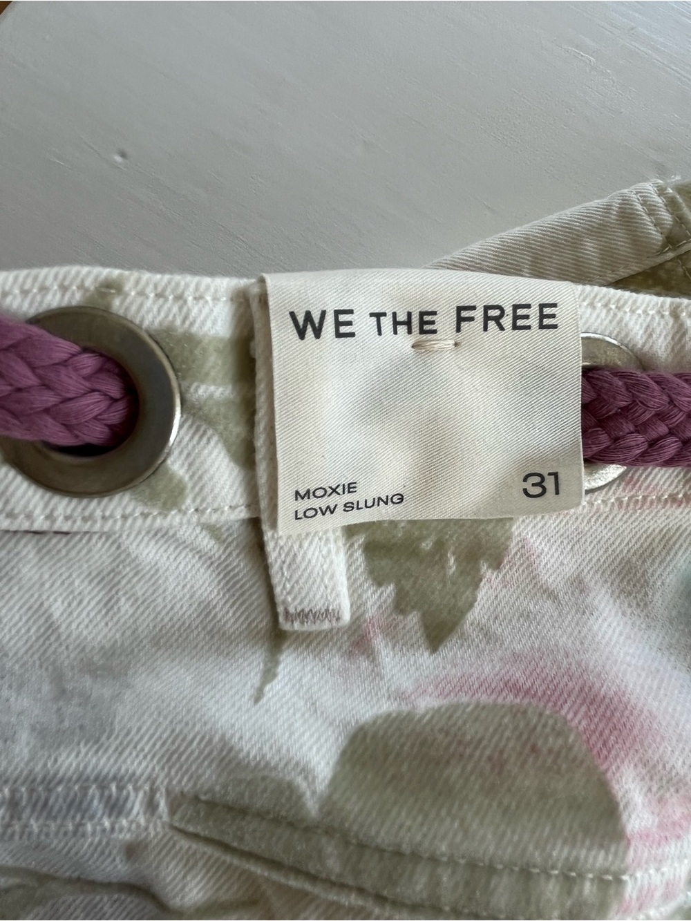 NWT We The Free Moxie Print Jeans Size 31 - Picture 7 of 15